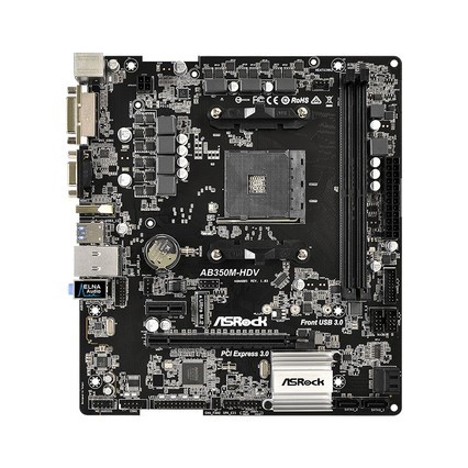 ASROCK Ƽ AB350M HDV AM4ӿB450m̨ʽ3300x