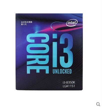 Intel/Ӣض I3-8350K ĺװCPU ĺ̴߳ ֳ֧Ƶ