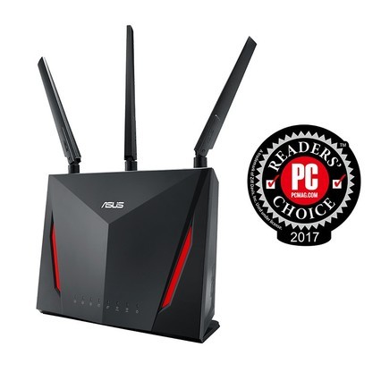 Asus/˶RT-AC86U˫ƵAC2900Mǧ·ôǽwifi 5g©ܵ500Mac86u˶