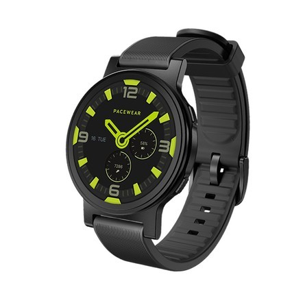 Pacewear P1Ѷʱ˶ֱ Ӿˮ ˯߼΢֧๦ܺڿƼ׿IOSŮֻ