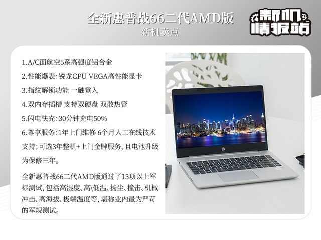 新机情报站：一战到底！全新惠普战66二代AMD版图评