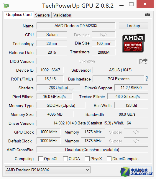 性能测试r9m280x对决gtx950m