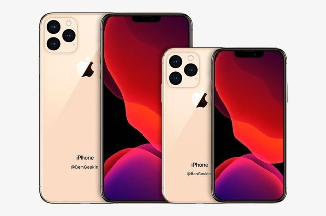 刘海 方形三摄:2020版iphone渲染图终曝光_苹果 iphone xi max_手机