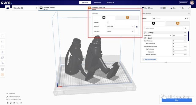 ʵܼ Ultimaker˫ɫ3Dӡ̳ 