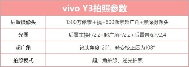 vivoy3配置参数详情图片