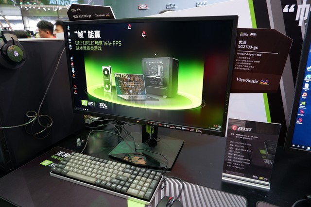 优派显示器现身众多展台 重磅亮相2019 ChinaJoy