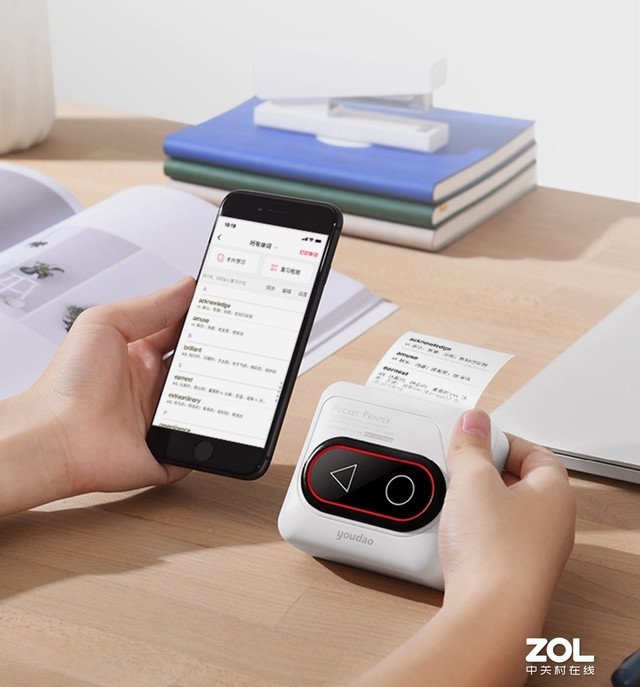 有道口袋打印机登陆小米有品:可拍照可打印 内置有道词典