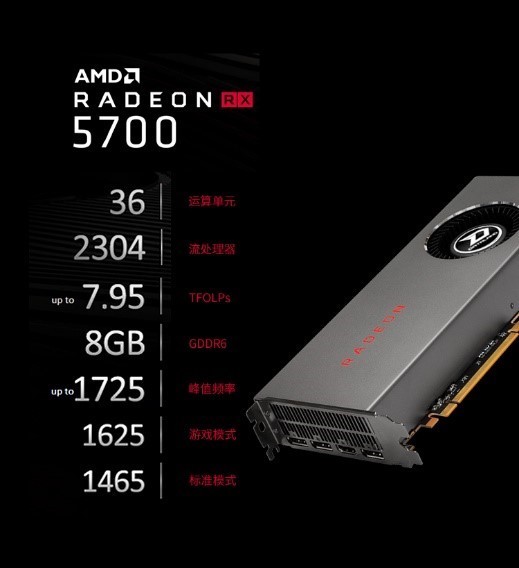 Կ¼Ԫ 7nmRX 5700 XT 8G/RX 5700 8Gϼ 