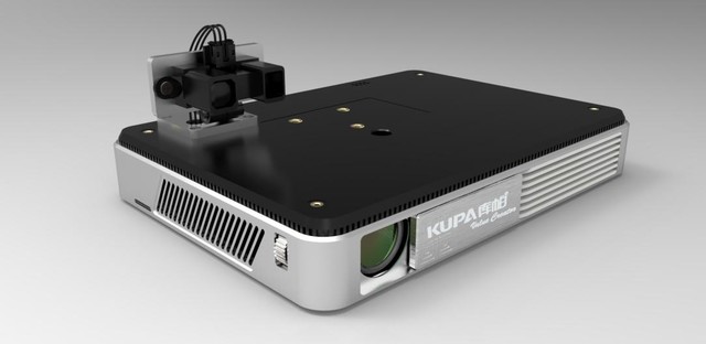 把玻璃隔断门变成显示屏,库帕投影机竟然这么玩