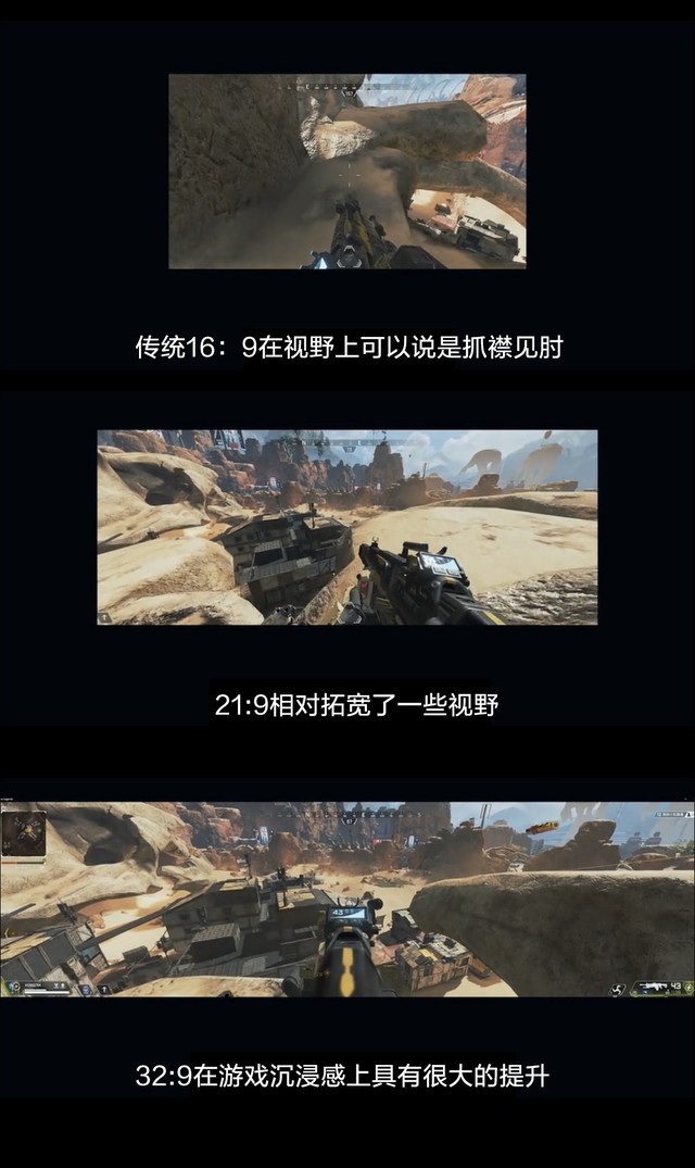 玩游戏要大屏、三联屏、还是超宽屏显示器？ 
