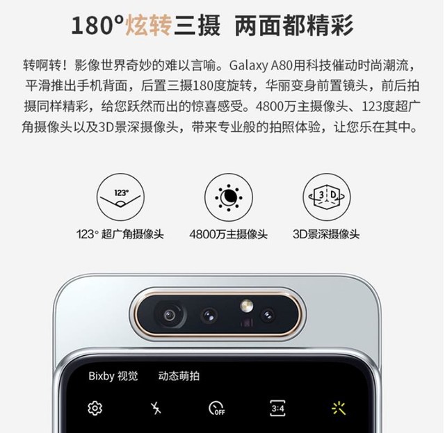 180����ת����/����730G ����Galaxy A80��½���� 