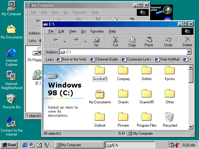 £Windows 98Ӵϵͳ 