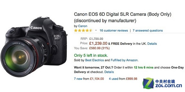 ѷʧ EOS 6Dδʼͣ 