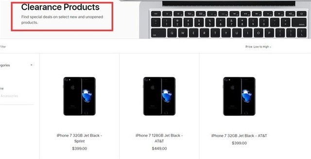赶快抢!美国官网清仓iPhone 7:2850元起!