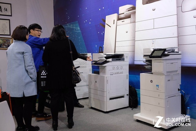 2017年OA行业大会惠普重点展出复合机