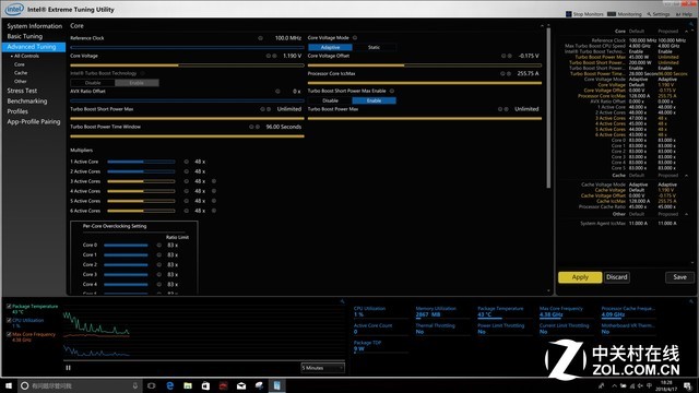 真能上4.8GHz？i9 8950HK旗舰CPU超频体验 