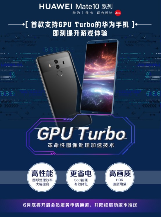  ֻȻԼ Mate10 ϵгGPU TurboΪֻ 