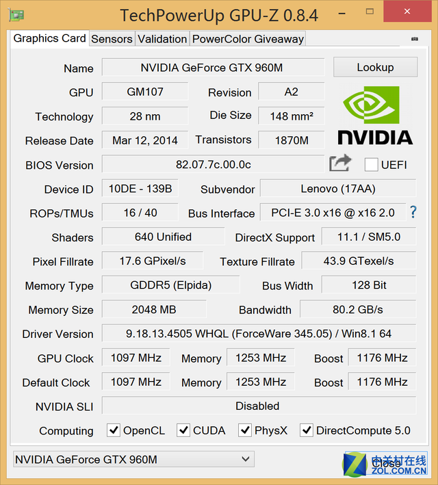 GTX960M Y50pʼǱ¿ 