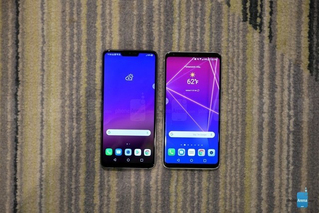 两种全面屏 LG G7 ThinQ对比LG V30图赏