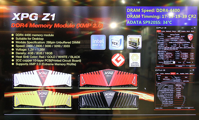 Ĭ4400MHz յչչʾDDR4ڴ 