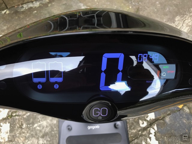 可换电池电动摩托车 进化后的Gogoro S