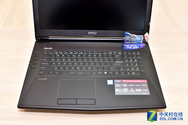 ����i7 6700HQ ΢��GT72��Ϸ���¿����� 