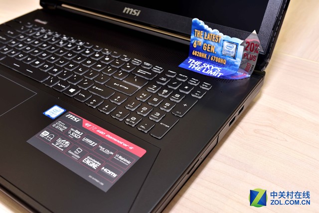 ����i7 6700HQ ΢��GT72��Ϸ���¿����� 