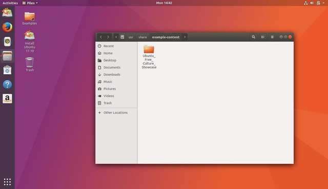 Ubuntu 17.10ĬGNOME ع