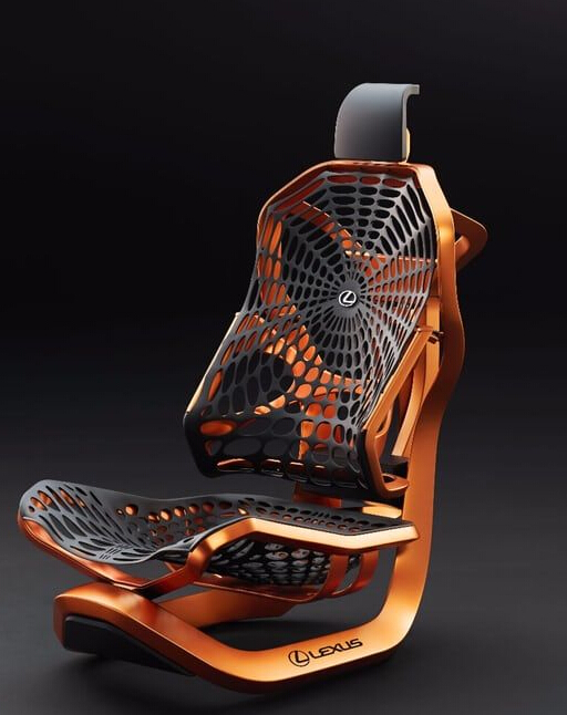 最近,知名汽车制造商雷克萨斯推出了一款概念汽车座椅,这款概念座椅