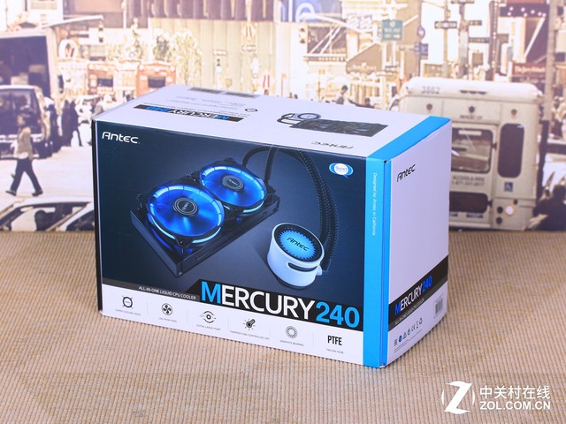 强力水冷时尚体验 安钛克水星240评测