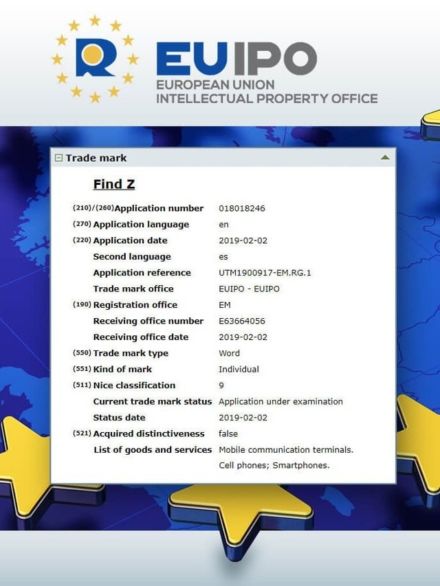 OPPO Find Z曝光 搭载开孔屏+骁龙855