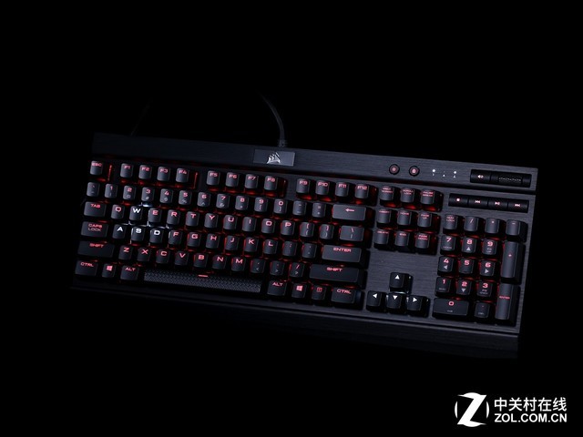  New font design pirate ship K70 LUX RGB mechanical keyboard evaluation 
