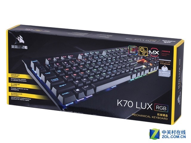  New font design pirate ship K70 LUX RGB mechanical keyboard evaluation 