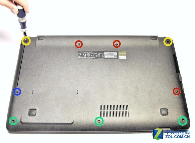 华硕笔记本x551ca 自己更换液晶显示器