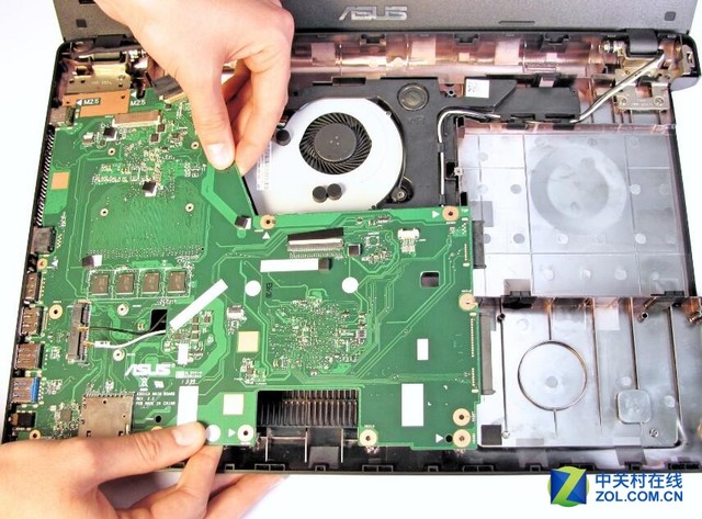 华硕笔记本x551ca 自己更换液晶显示器