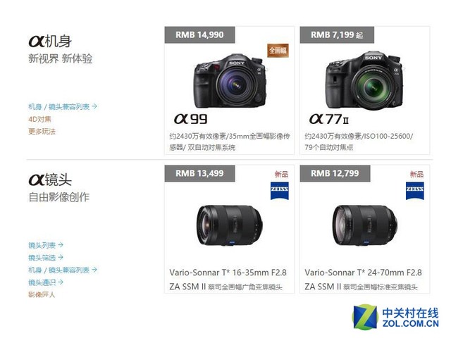 A卡口入门机终结? 索尼A58等将无后续