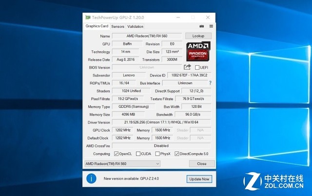 AMD RX560 GG16 