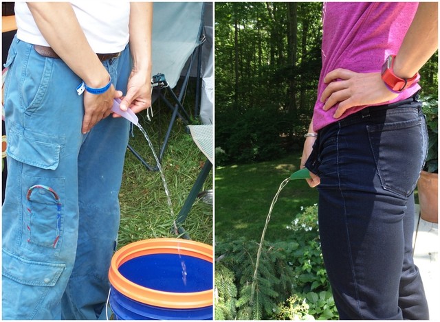 站着小便是男人的专利现在女人也可以了