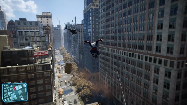 PS4版蜘蛛侠 开放世界演出效果惊艳