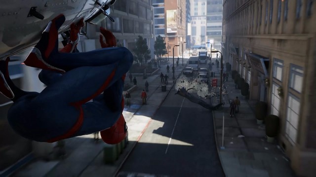 PS4版蜘蛛侠 开放世界演出效果惊艳