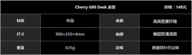 Լ CHERRY G80 Desk 