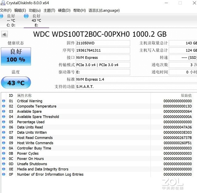 WD Blue SN550⣺ ʵ 