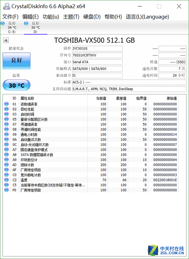 桤MLC  ToshibaVX500ײ  