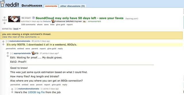 老外两天下900T歌曲 下载速度达10GB/s