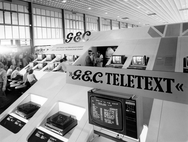 GEC展示最新产品（1975）