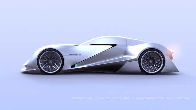 来自于未来世界 保时捷rebel概念跑车