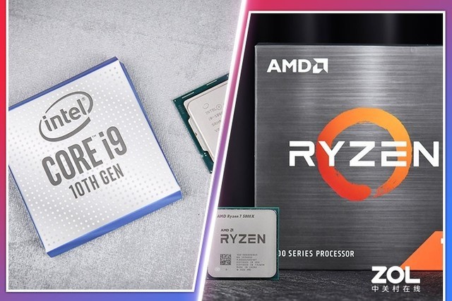 AMD 5800X对比酷睿i9-10900K 