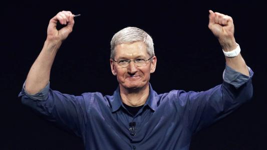 苹果CEO库克获得1.14亿美元限制性股票