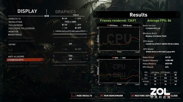 GeForce RTX 3060笔记本电脑GPU初体验 机械师F117-F Plus评测 