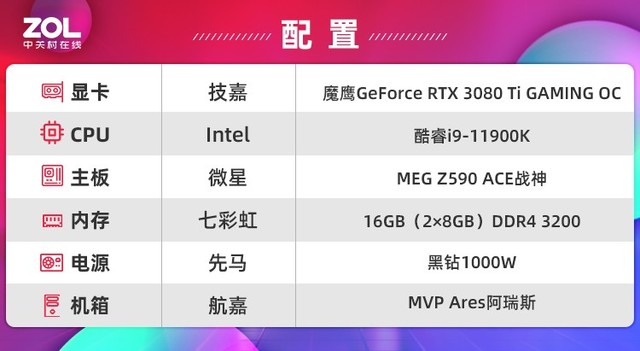 技嘉魔鹰GeForce RTX 3080 Ti GAMING OC 